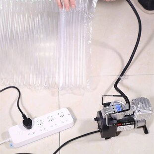 新品自动充停健身球自行车瑜伽球打气筒电动充Q气泵修车店小型工