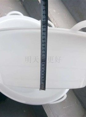 大号灰盆特制加厚牛筋盆工地用砂灰盆灰槽白色钢化塑料盆建筑泥盆