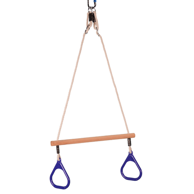 感统悬挂秋千幼儿园室内宝宝训练器材吊床儿童吊环攀爬梯棍梯