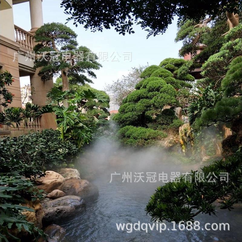 沃冠雾森高压喷雾造景系统景观设备冷雾喷雾人造雾机上海造雾设备