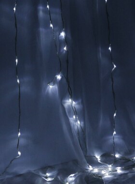 厂家供应户外婚庆背景装饰灯圣诞用品leLd流水瀑布灯串场地亮化