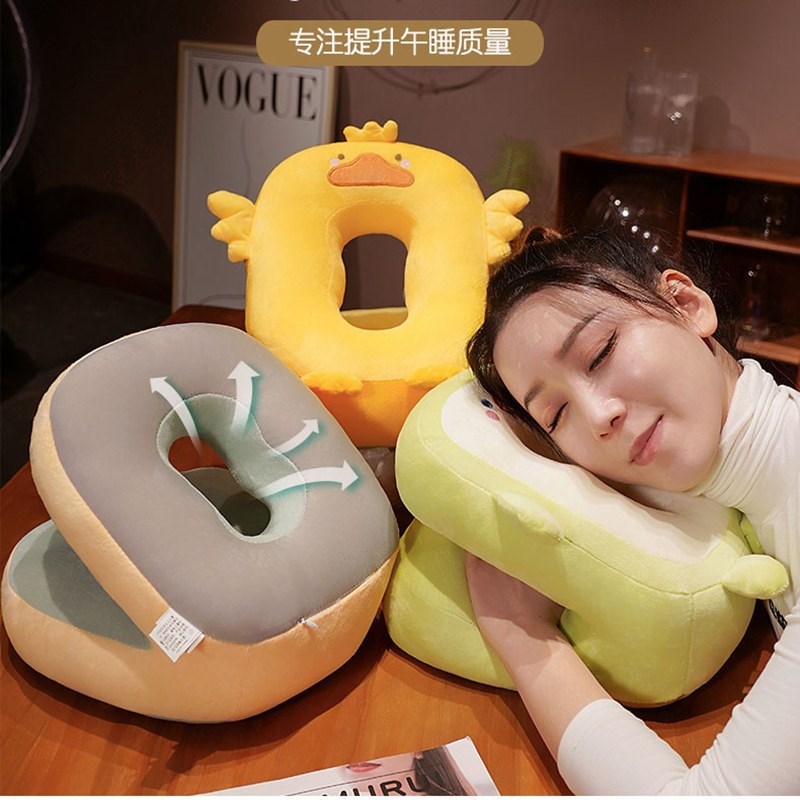 午睡枕趴睡枕小学生办公室午x休趴枕女生可爱桌上儿童睡觉抱枕夏