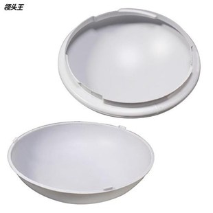 速发全白应急吸顶灯m工o程办公圆形旋口卡扣式灯罩配件卧室阳台厨