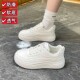 真皮小白i鞋 女2024春季 初中生防滑软底运动板鞋 34小码 新款 休闲女