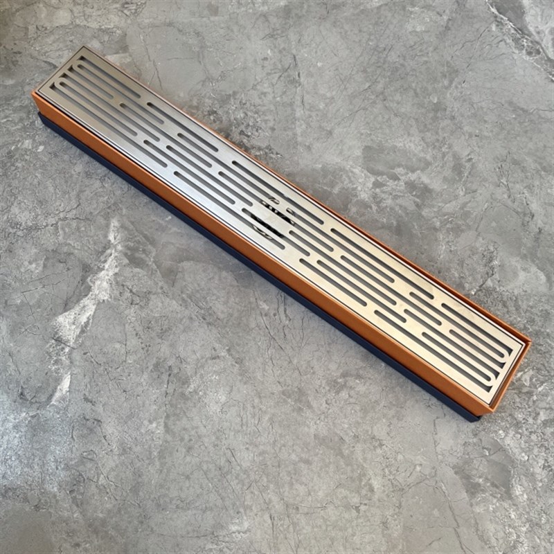 304不锈钢8x80长条型防臭地漏淋浴房加厚大排量长方形卫生间尚威