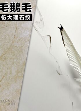 金粉世界艺术工具羽毛鹅毛大理石工具手绘羽毛仿大理石羽毛勾线