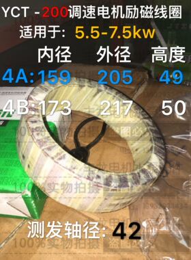 励磁线圈YCT-200-132 160 112 160 180 225 250全铜调速电机4a 4b