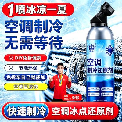 汽车空调制冷剂冰点还原剂冷媒快速凝剂雪种冷冻液车内降温剂神器