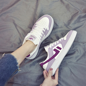 女2021春秋新款 百搭学生平底港风板鞋 韩版 小白鞋 网红休闲运动女鞋