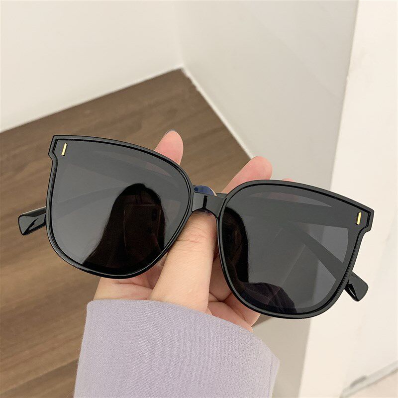 2021b新款方形简约偏光太阳眼镜女韩版潮个性大框圆脸显瘦遮阳眼