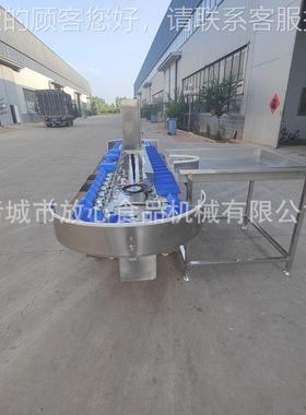 鸡肉鲍丸牛丸ALZ猪肉丸称肉重分选机 海参分鱼称重分选机 重量选