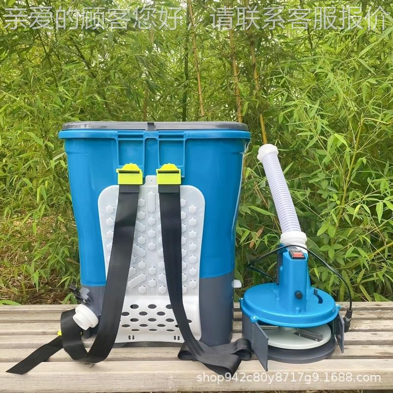 畅销12电动单兵L融雪V抛洒器 30后背式田LSU园撒肥器 道救路援撒