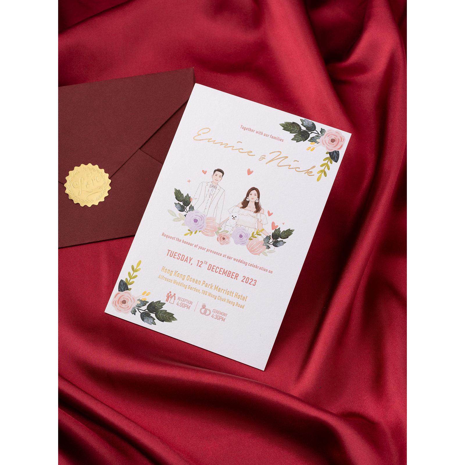 2025香港版繁体字手绘烫印请柬婚礼请柬简单创意婚礼请柬定制请柬,3C数码配件,USB多功能数码宝,淘宝优惠券,粉丝福利购,淘宝优惠卷