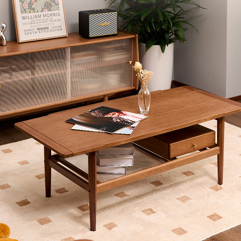 沙发茶几客厅家用方形储物茶桌小户型现代简约茶台桌子简易咖啡桌