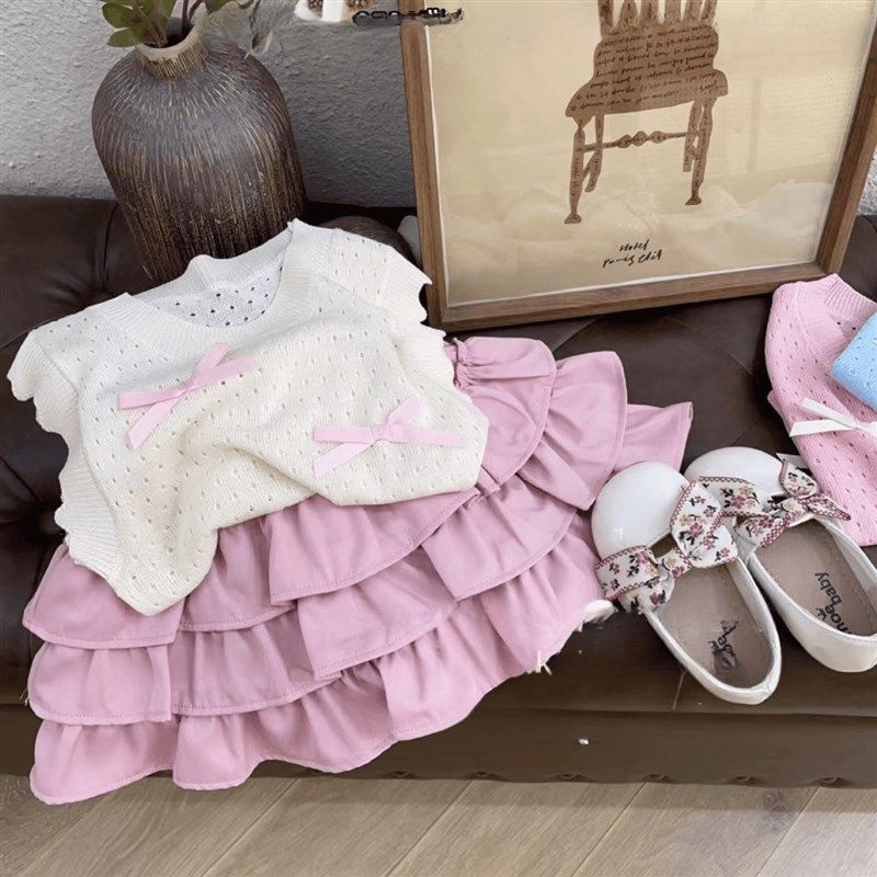 软乎乎蛋糕裤裙可爱木耳边蓬蓬短裙半身裙南瓜裤女宝洋气百搭裤裙