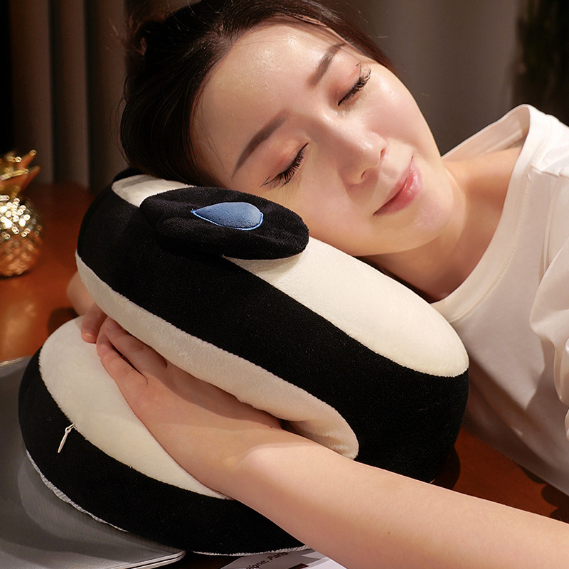 午睡枕小学生趴睡枕可爱午休枕课桌上趴睡抱枕办公桌午睡神器夏季