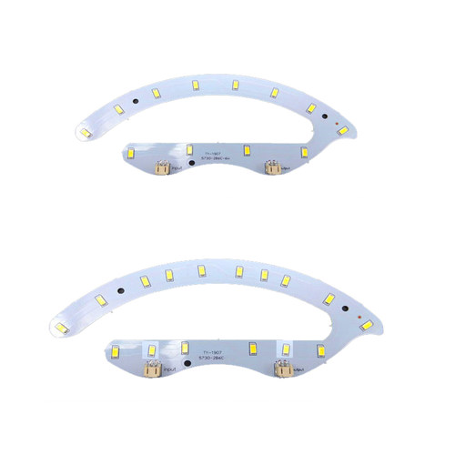 LED吸顶灯圆环形改造灯板高亮5730暖光中性光黄光改装光源220V110