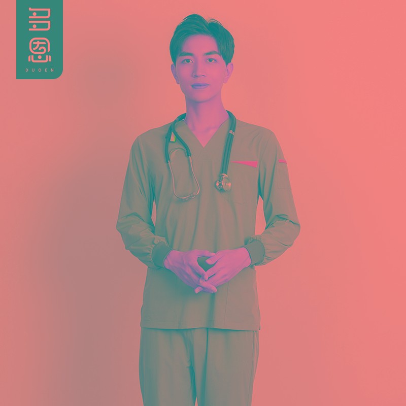 多恩手术衣美容医院洗手衣服秋季刷手服女长袖医美口腔医生工作服