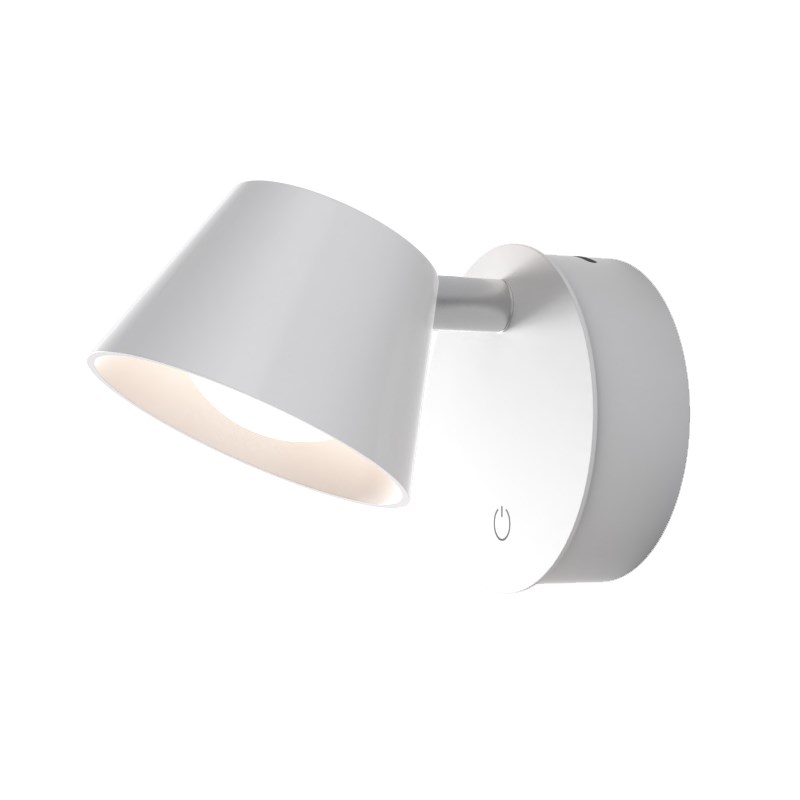 免布线打孔卧室床头阅读灯磁吸无线遥控护眼灯不接线usb充电壁灯