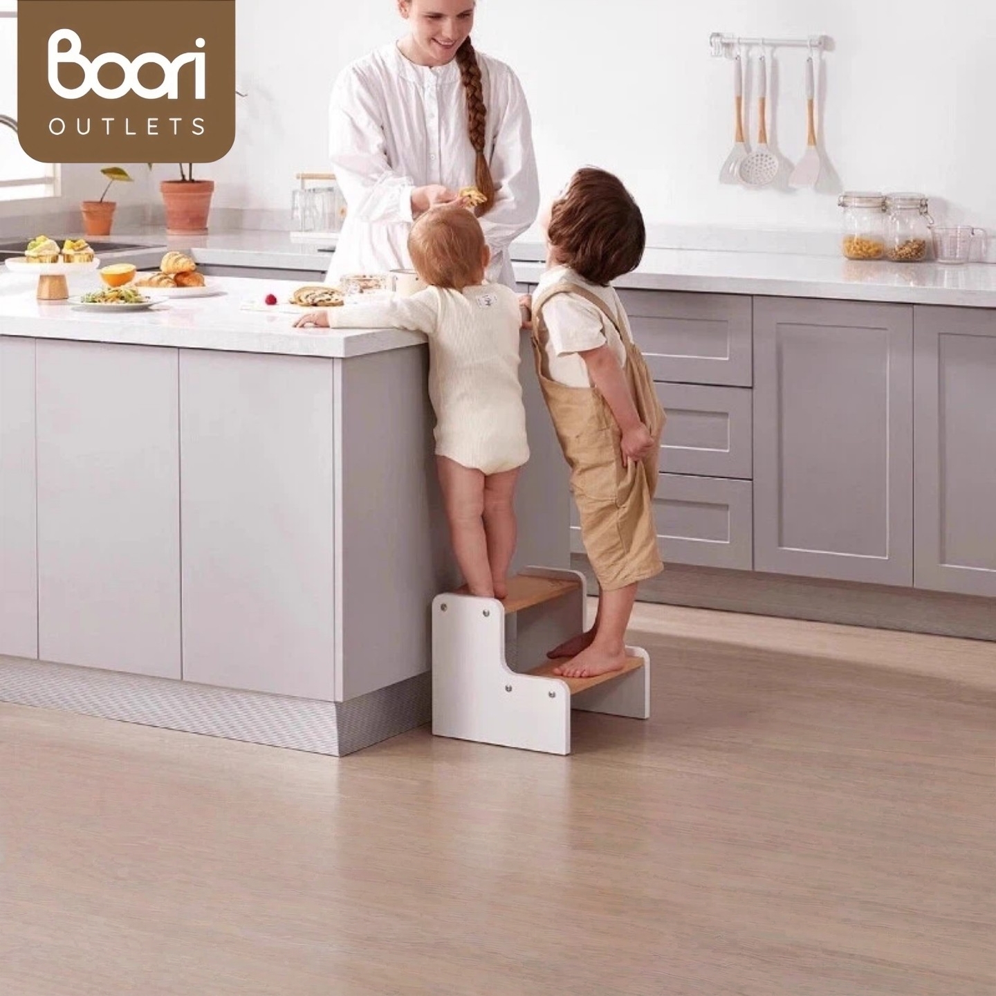 Boori澳洲儿童踏脚凳洗手台