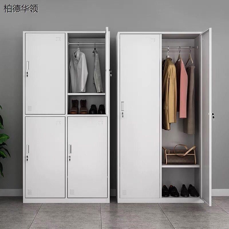 钢制加厚更衣柜员工储物柜铁皮收纳柜带锁碗柜浴室柜车间柜健身柜,商业/办公家具,办公茶水柜,淘宝优惠券,粉丝福利购,淘宝优惠卷
