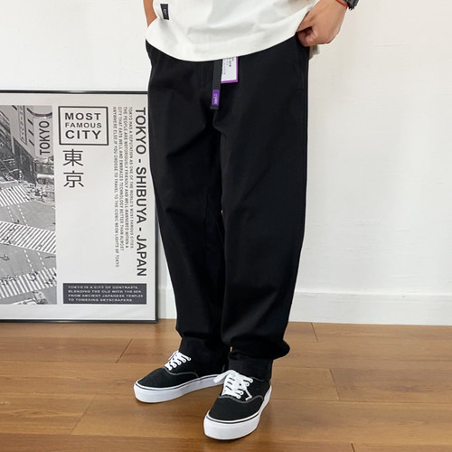 紫标裤子5302平替 宽松锥形休闲裤男秋冬水洗复古做旧长裤潮