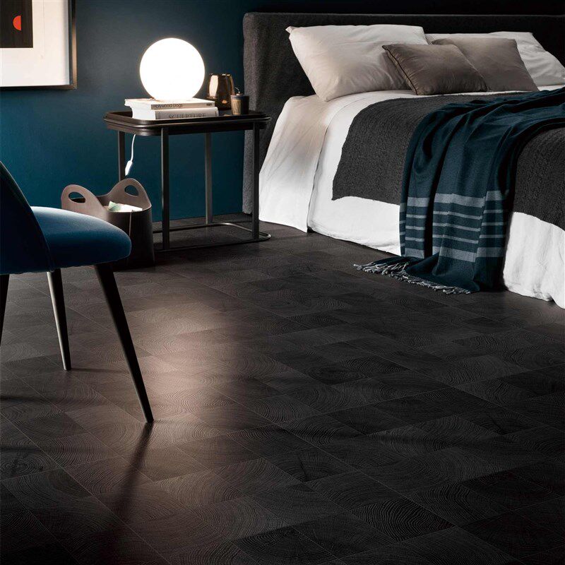 复古风木纹瓷砖黑色木纹砖600x1200客餐厅地砖卧室年轮仿古砖民宿