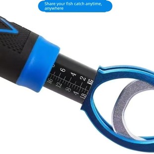 控鱼器带称控大物取鱼夹鱼钳解钩子抓鱼器路亚钳多功能太空铝专用