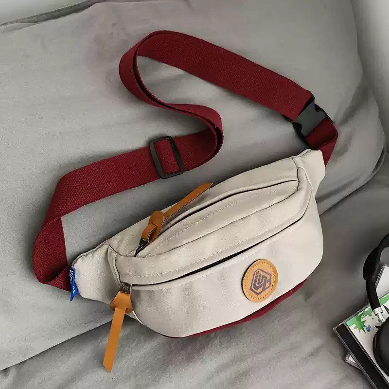 自行车骑行斜挎包男女单肩轻便简约胸包百搭手机小挎包运动腰包女