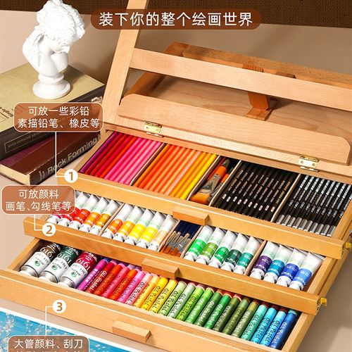 桌面画架台式绘画美术生专用品素描水粉油画丙烯彩铅专用画板儿童