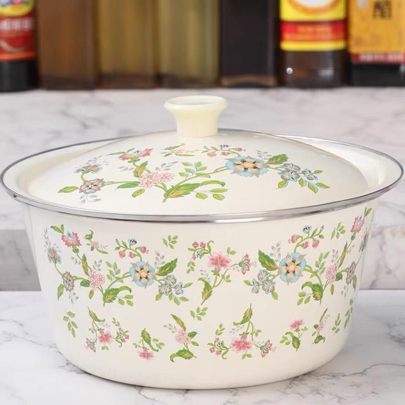 搪瓷盆食品级加厚搪瓷碗带盖猪油缸家用搪瓷猪油罐耐高温猪油盆,餐饮具,盆,淘宝优惠券,粉丝福利购,淘宝优惠卷