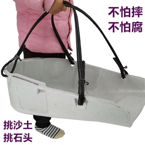 农用建筑挑泥沙簸箕挑土簸箕垃圾塑料撮箕工地箢箕橡胶粪箕畚箕