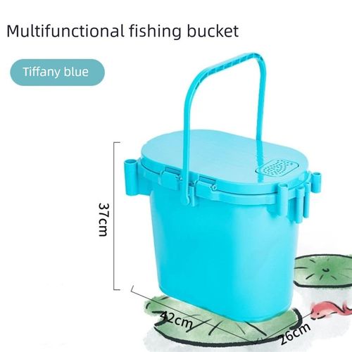 26升椭圆形钓鱼桶多功能钓桶硬壳坐箱钓鱼桶可坐钓箱筏钓溪流桶