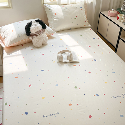 2024新款纯棉床单单件100全棉儿童学生宿舍被单人三件套四季通用
