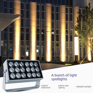 一束光聚光灯投射灯Led防水泛光灯墙酒店外墙照明强光长程灯柱灯