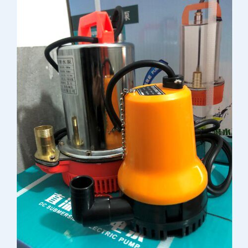 出口小黄泵铜线1.2米线2.5米线船艇泵排水抽水12v24v电瓶使用