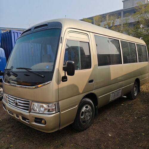 跨境出口丰田考斯特中巴客运车19-23座商务接待车手续齐全考斯特
