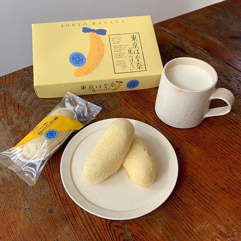 新到现货日本东京香蕉蛋糕TOKYO BANANA奶油夹心糕点进口网红零食