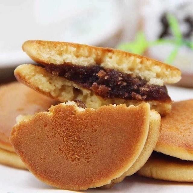 日本进口日吉制果栗子红豆板栗夹心铜锣烧休闲 零食糕点 5个入300