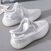 女鞋 椰子鞋 休闲 透气软底百搭学生轻便跑步运动鞋 女春夏新款 韩版