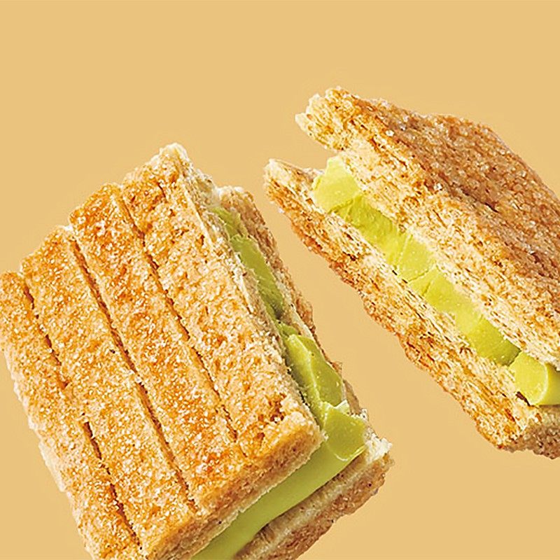 日本sugarbuttertree黄油树开心果巧克力夹心饼干送女友休闲零食