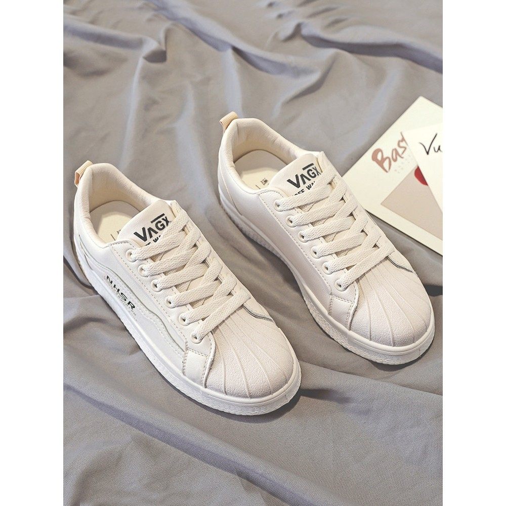 小白鞋女2025新款春季爆款百搭女鞋休闲鞋子学生春秋平底运动板鞋