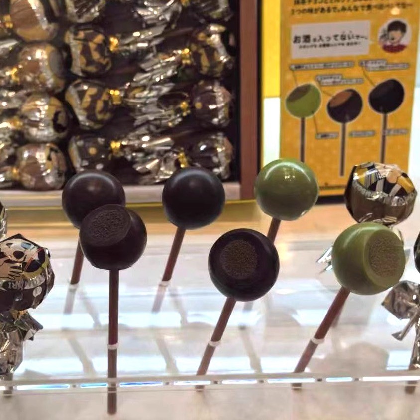 江苏现货日本道顿堀Dotombori棒棒糖巧克力节日礼盒装伴手礼零食