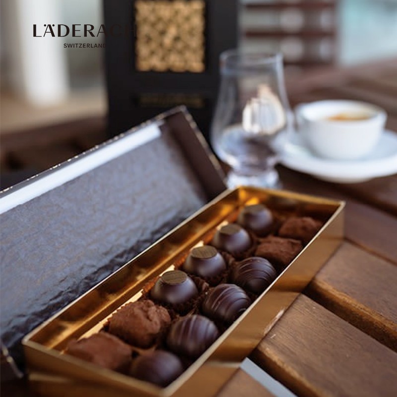 Laderach莱德拉慕斯黑巧夹心巧克力礼盒进口零食生日（代可可脂）