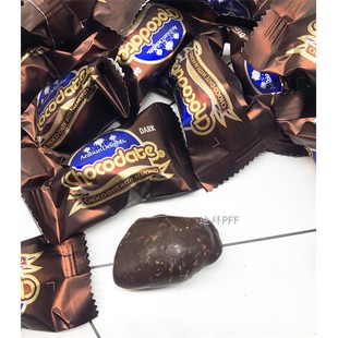 现货迪拜特产Arabian Delights黑巧克力椰枣夹心大杏仁 散装500g