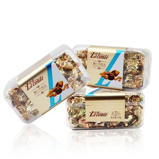 金帝坚果夹心牛奶黑巧克力球豆160g礼盒休闲儿童零食送女友礼物