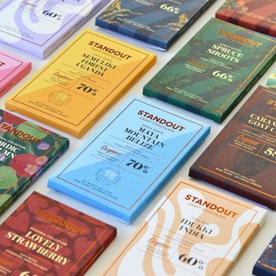 瑞典Standout秋日苹果黑巧克力100%单源黑巧奶巧 获奖 清新北欧风