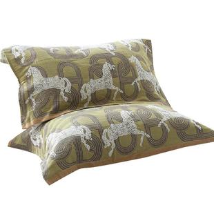 枕巾纯棉一对装男生防头油隔脏枕头巾高档全棉纱布儿童吸汗枕垫