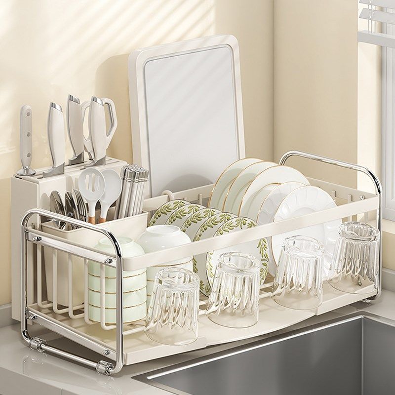 碗架2025新款厨房置物架放碗厨房家用多功能碗盘碗筷餐具收沥水篮