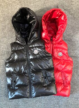 童装2021秋冬季新款儿童羽绒服马甲男童宝宝保暖带帽女童背心外穿